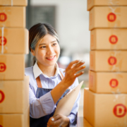 Order Fulfillment Manager Reviewing Shipments